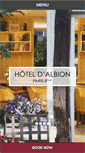 Mobile Screenshot of hotelalbion.net