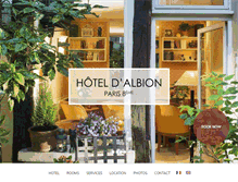 Tablet Screenshot of hotelalbion.net